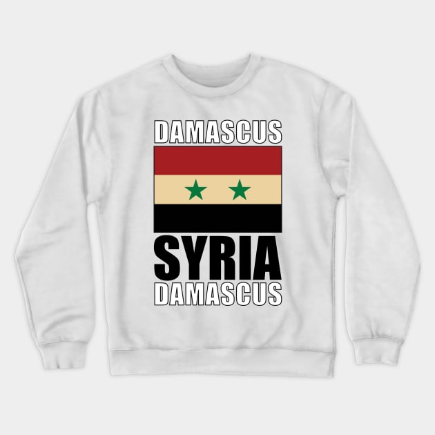 Flag of Syria Crewneck Sweatshirt by KewaleeTee